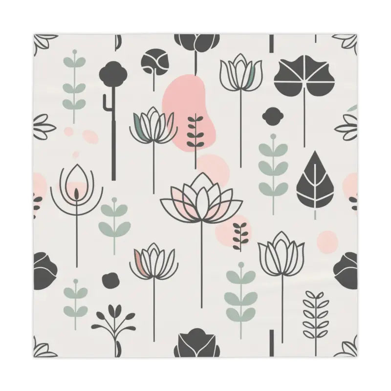 Chic Floral Delight - Instant Table Glow | Dipaliz - one Size / White - Tablecloths