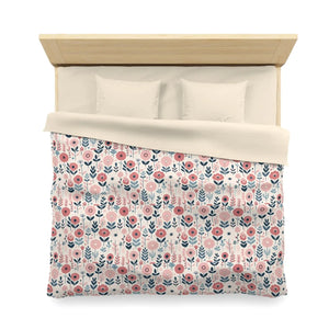 Chic Floral Microfiber Duvet Cover – Soft Bedding - Dipaliz - Covers