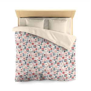 Chic Floral Microfiber Duvet Cover – Soft Bedding - Dipaliz - Covers