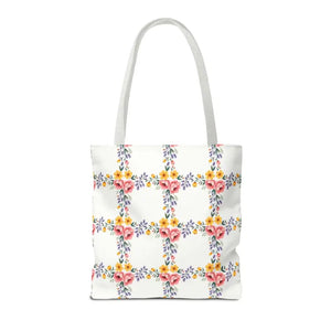 Chic Floral Tote Bag - Eco Friendly Spring Shopping - Dipaliz - Totes
