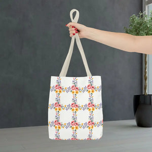 Chic Floral Tote Bag - Eco Friendly Spring Shopping - Dipaliz - Totes