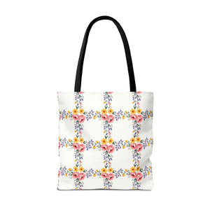 Chic Floral Tote Bag - Eco Friendly Spring Shopping - Dipaliz - Totes