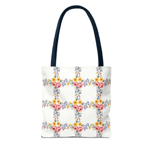 Chic Floral Tote Bag - Eco Friendly Spring Shopping - Dipaliz - Totes