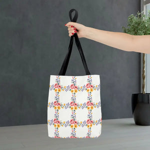 Chic Floral Tote Bag - Eco Friendly Spring Shopping - Dipaliz - Totes