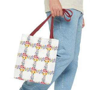 Chic Floral Tote Bag - Eco Friendly Spring Shopping - Dipaliz - Totes