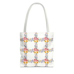 Chic Floral Tote Bag - Eco Friendly Spring Shopping - Dipaliz - Totes