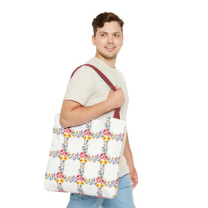 Chic Floral Tote Bag - Eco Friendly Spring Shopping - Dipaliz - Totes