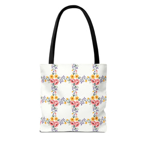 Chic Floral Tote Bag - Eco Friendly Spring Shopping - Dipaliz - Totes