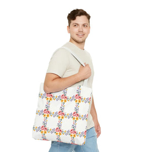 Chic Floral Tote Bag - Eco Friendly Spring Shopping - Dipaliz - Totes
