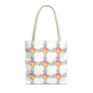 Chic Floral Tote Bag - Eco Friendly Spring Shopping - Dipaliz - Totes