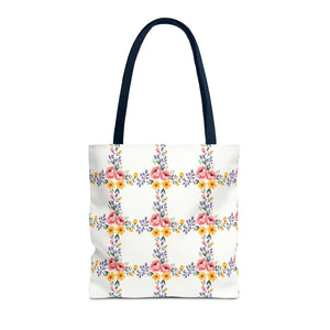 Chic Floral Tote Bag - Eco Friendly Spring Shopping - Dipaliz - Totes