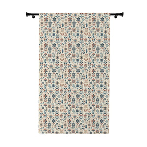 Floral Window Curtains – Chic Living Space - Dipaliz