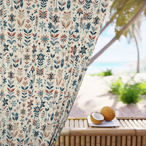 Floral Window Curtains – Chic Living Space - Dipaliz