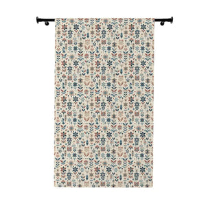Chic Floral Window Curtains - Brighten your Living Space - Dipaliz - Blackout / 50’’ × 84’’