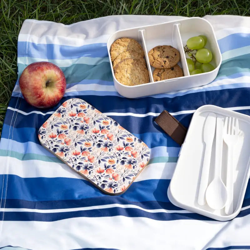 Chic Eats Bento: Stylish Bento Lunchbox with Wooden Lid - one Size Accessories