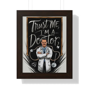 Framed Vertical Poster - Bold Fashion Art Statement - Dipaliz - 11’’ x 14’’ / Walnut - Posters Prints & Visual Artwork