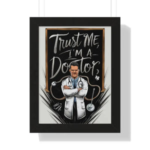 Framed Vertical Poster - Bold Fashion Art Statement - Dipaliz - 12″ x 16″ / Black - Posters Prints & Visual Artwork