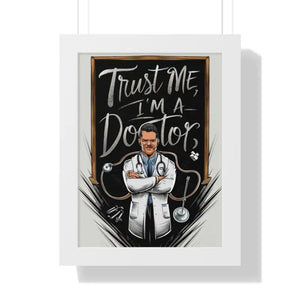 Framed Vertical Poster - Bold Fashion Art Statement - Dipaliz - 12″ x 16″ / White - Posters Prints & Visual Artwork