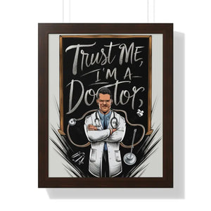 Framed Vertical Poster - Bold Fashion Art Statement - Dipaliz - 16″ x 20″ / Walnut - Posters Prints & Visual Artwork