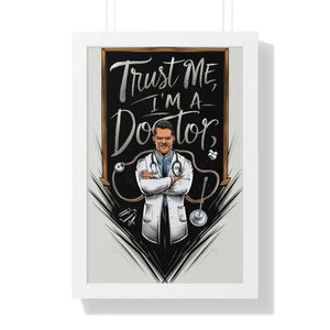 Framed Vertical Poster - Bold Fashion Art Statement - Dipaliz - 16″ x 24″ / White - Posters Prints & Visual Artwork