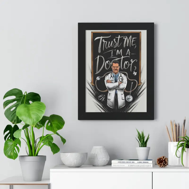 Revamp your Space with a Chic Framed Vertical Poster! - Poster