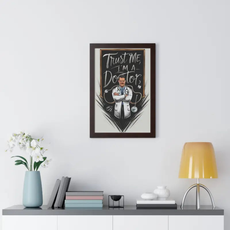 Revamp your Space with a Chic Framed Vertical Poster! - Poster