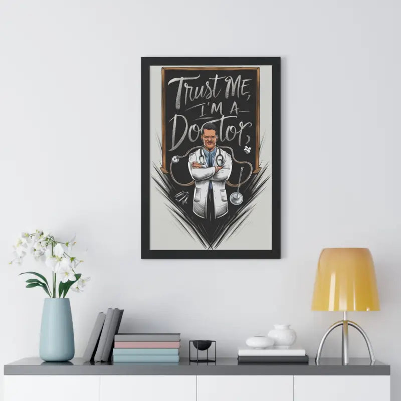 Revamp your Space with a Chic Framed Vertical Poster! - Poster