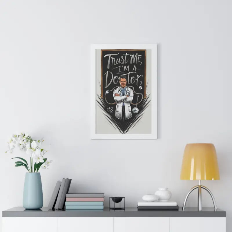 Revamp your Space with a Chic Framed Vertical Poster! - Poster