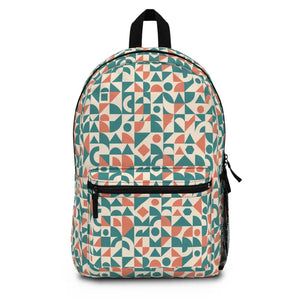 Chic Geometric Backpack Modern Art Vibe Urban Style - Dipaliz - one Size - School Backpacks