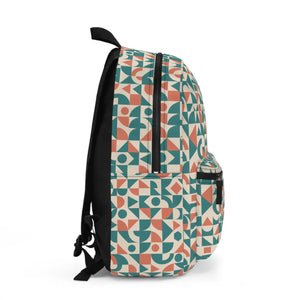 Chic Geometric Backpack - Modern Art Vibe School - Dipaliz - Backpacks