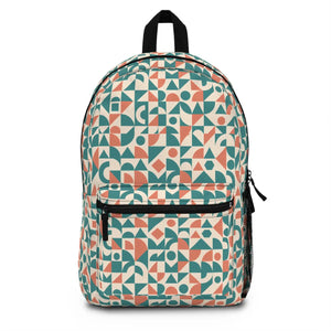 Chic Geometric Backpack - Modern Art Vibe School - Dipaliz - Backpacks