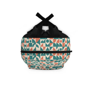 Chic Geometric Backpack - Modern Art Vibe School - Dipaliz - Backpacks