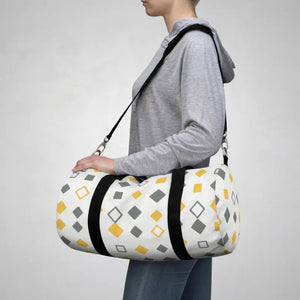 Chic Geometric Duffel Bag - Stylish Gym to Travel - Dipaliz - Bags