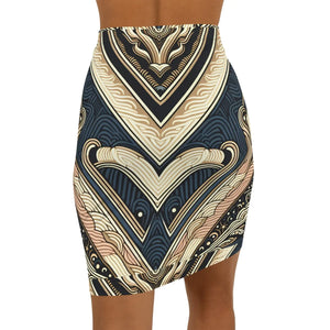 Chic Geometric Pencil Skirt - Stylish Office Wear - Dipaliz - Skirts - Xs