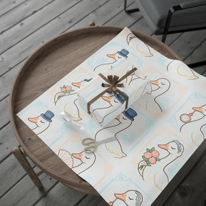 Goose Gift Harmony Wrapping Paper Glossy Finish - Dipaliz
