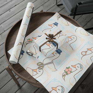 Goose Gift Harmony Wrapping Paper Glossy Finish - Dipaliz