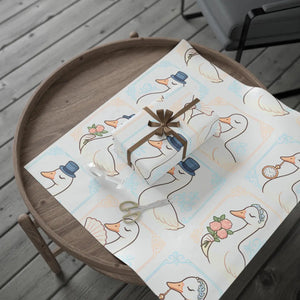 Goose Gift Harmony Wrapping Paper Glossy Finish - Dipaliz
