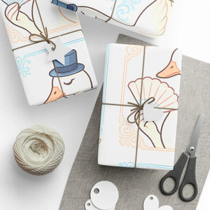 Goose Gift Harmony Wrapping Paper Glossy Finish - Dipaliz
