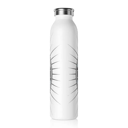 Houston Skyline Chic Stainless Steel Water Bottle - Stay & Hydrated - 20oz / White