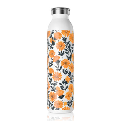 Rock your Hydration with the Marigold Slim Water Bottle! - 20oz / White Mug