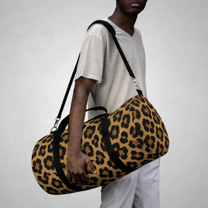 Premium Leopard Print Duffel - Chic Travel Bag - Dipaliz - Bags