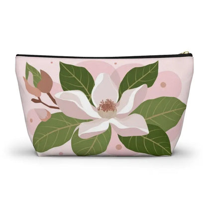 Chic Magnolia Accessory Pouch: Elevate your Style Game - Bags