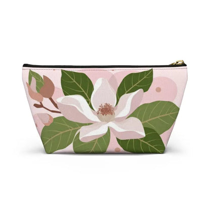 Chic Magnolia Accessory Pouch: Elevate your Style Game - Bags