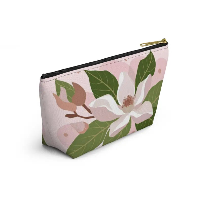 Chic Magnolia Accessory Pouch: Elevate your Style Game - Bags