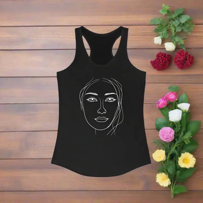 Turn Heads with the Chic Minimalist Racerback Tank - Top