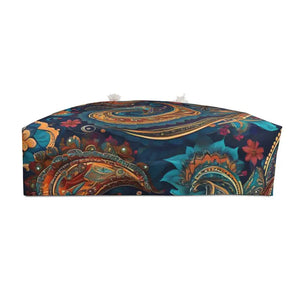 Paisley Pattern Weekender Bag - Oversized Beach Tote - Dipaliz - 24’’ × 13’’ - Bags