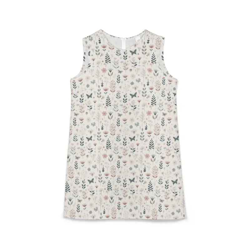 Chic Pastel Floral Sleeveless Dress - Timeless Elegance Awaits - Dresses