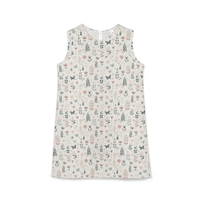 Chic Pastel Floral Sleeveless Dress - Timeless Elegance Awaits - Dresses