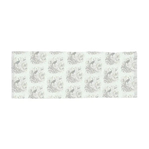 Peacock Print Scarf - Chic Fashion-forward Accessory - Dipaliz - 27’’ × 73’’ - Scarves & Shawls