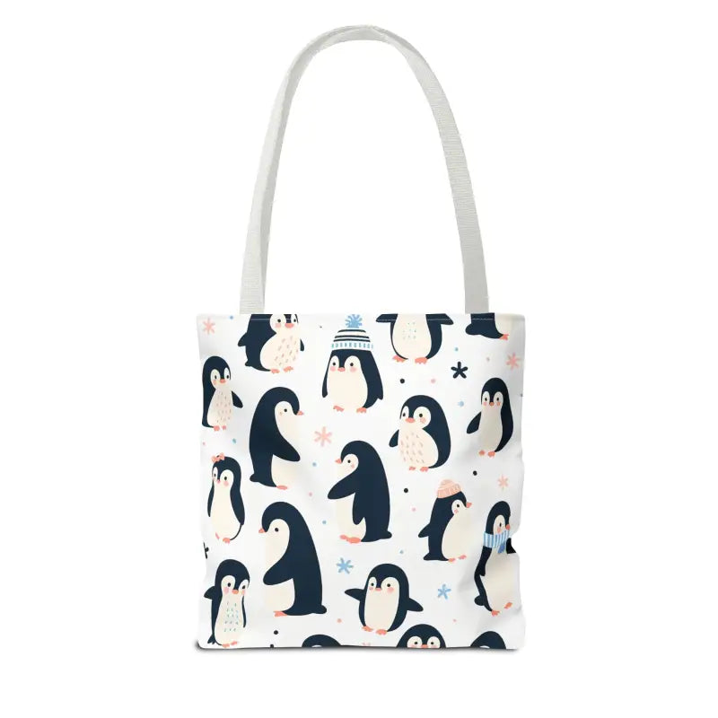 Chic Penguins Mufflers Aop Tote Bag 2024 Fashion Trend - Bags